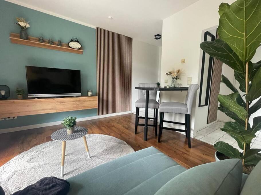 Modernes Apartment In Chemnitz Zewnętrze zdjęcie