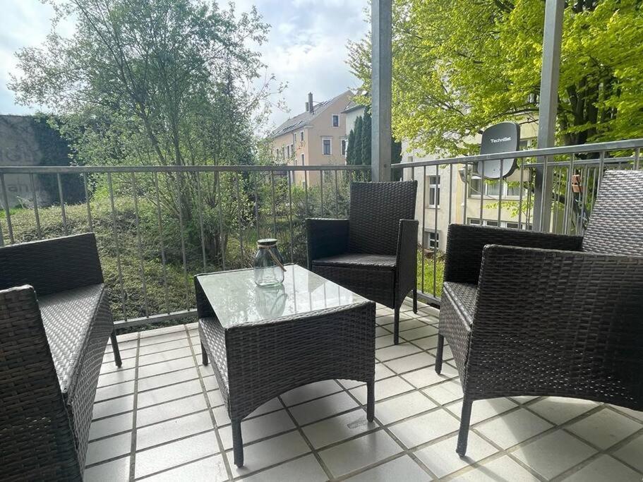 Modernes Apartment In Chemnitz Zewnętrze zdjęcie